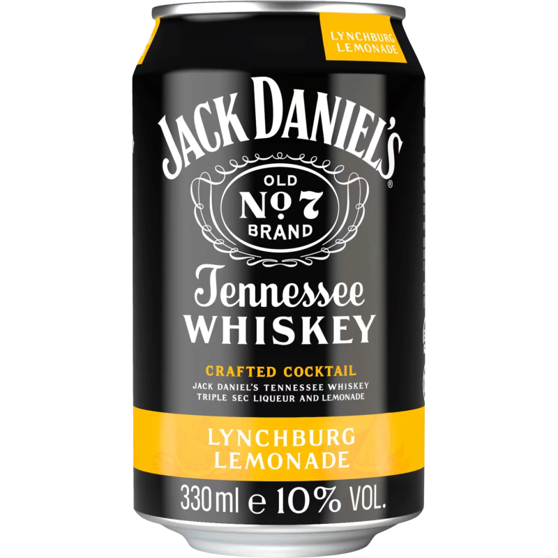 Jack Daniels Lemon Lynchburg 10 % - 12 x 330 ml DPG Dose