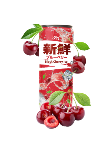 Fresh Drink Black Cherry Ice 24 x 330 ml DPG