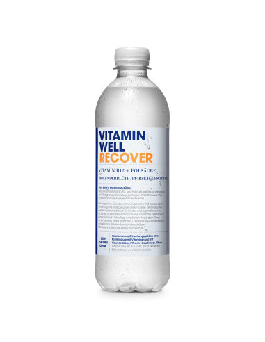 Vitamin Well Recover Holunderblüte Pfirsich 12 x 500 ml DPG