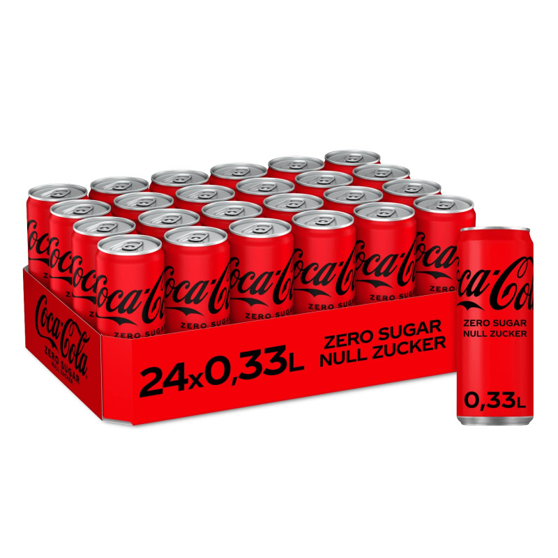 Coca Cola Zero 24 x 330 ml DPG - MHD 02-2025