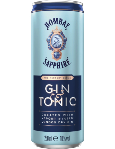 Bombay Sapphire Gin & Tonic 10 % - 12 x 250 ml DPG