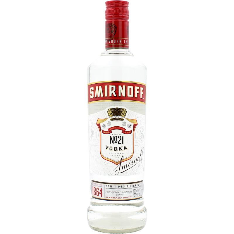Smirnoff Red 38 % - 6 x 0,70 l Flaschen