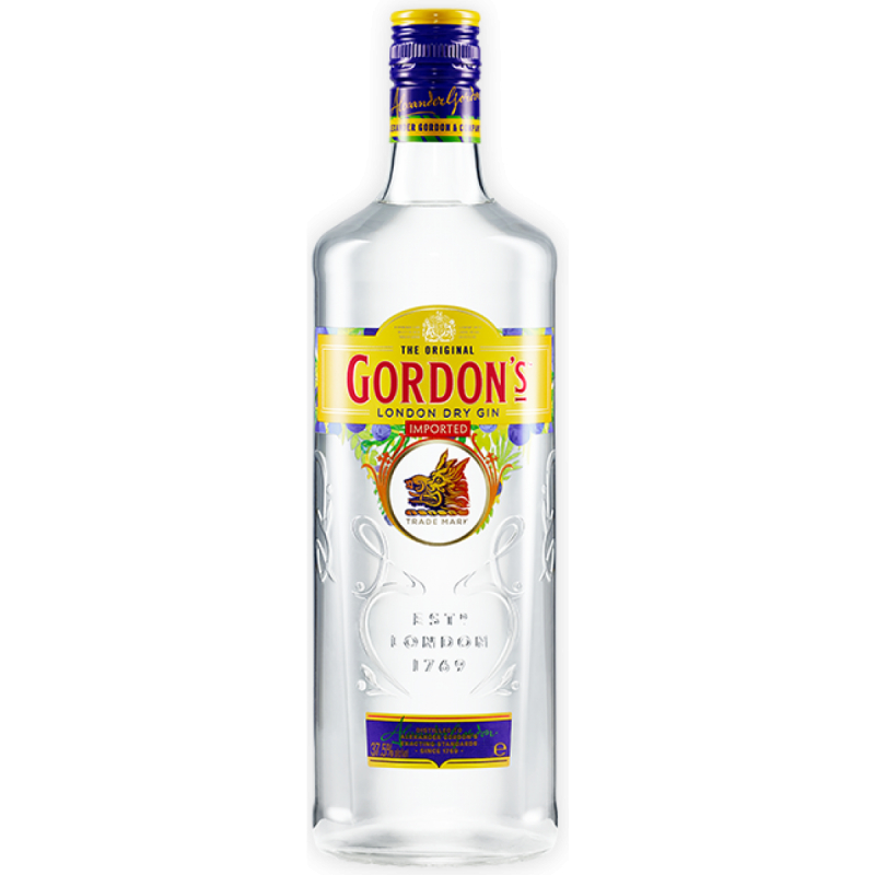 Gordon's London Dry Gin 38 % - 6 x 0,70 l Flaschen
