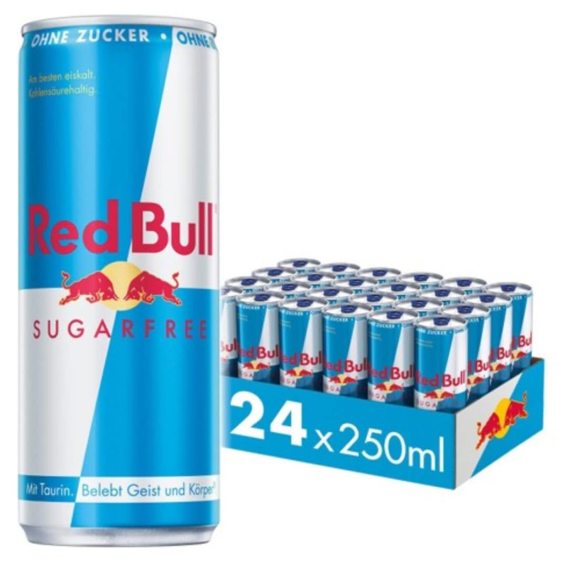 Red Bull Energy Drink Sugarfree 24 x 250 ml DPG