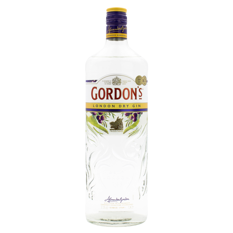 Gordon's London Dry Gin 38 % - 6 x 1,00 l Flaschen