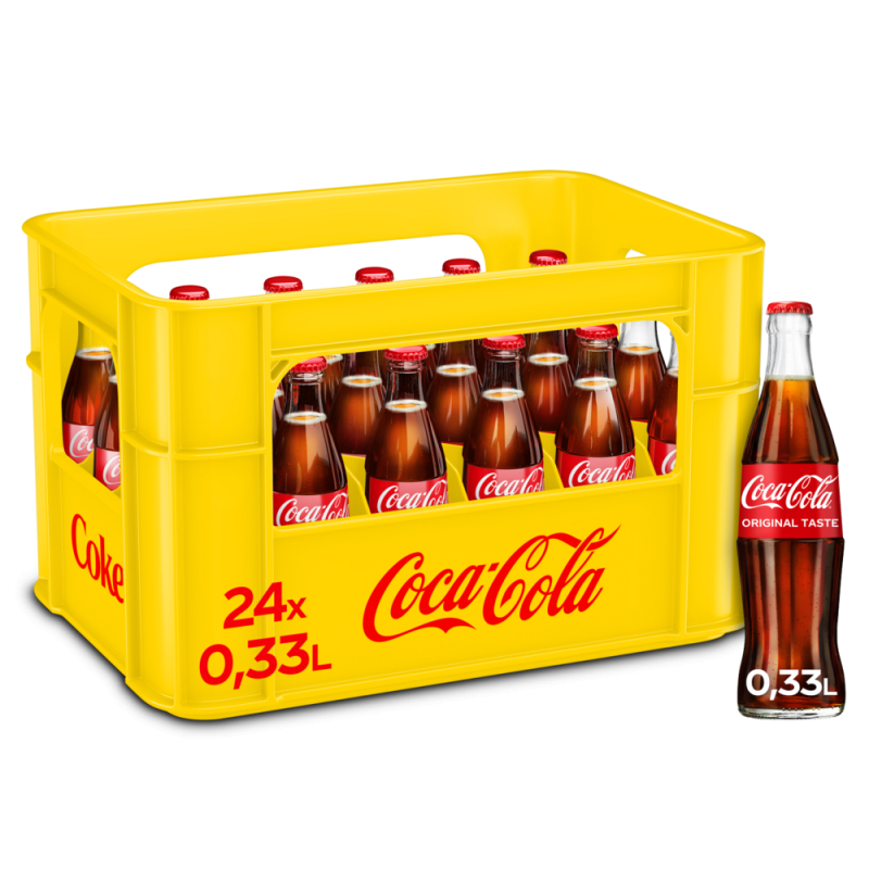 Coca Cola 24 x 330 ml MW Glas