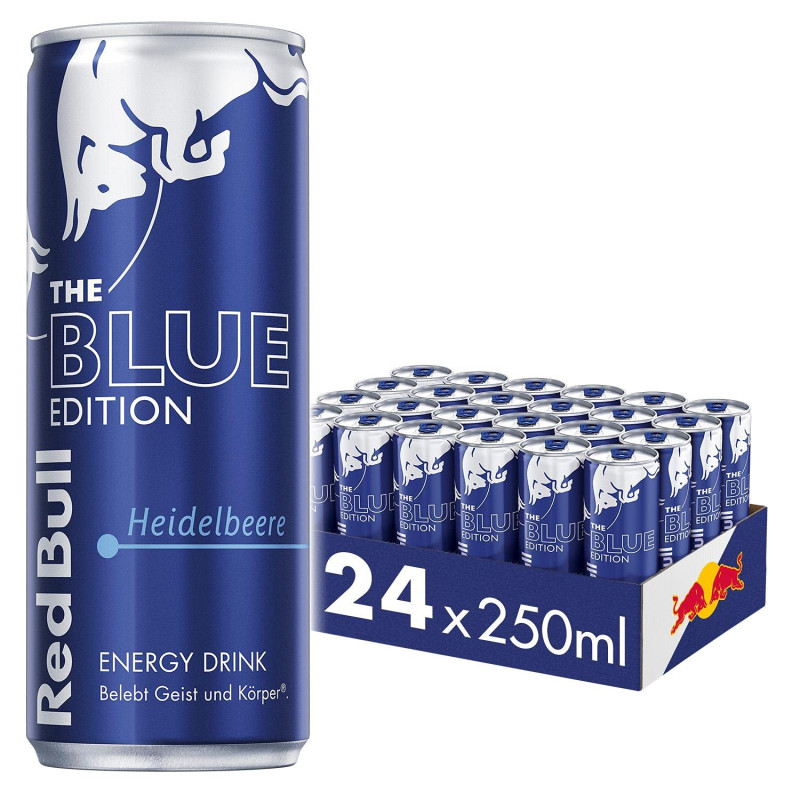 Red Bull Blue Edition Heidelbeere 24 x 250 ml DPG