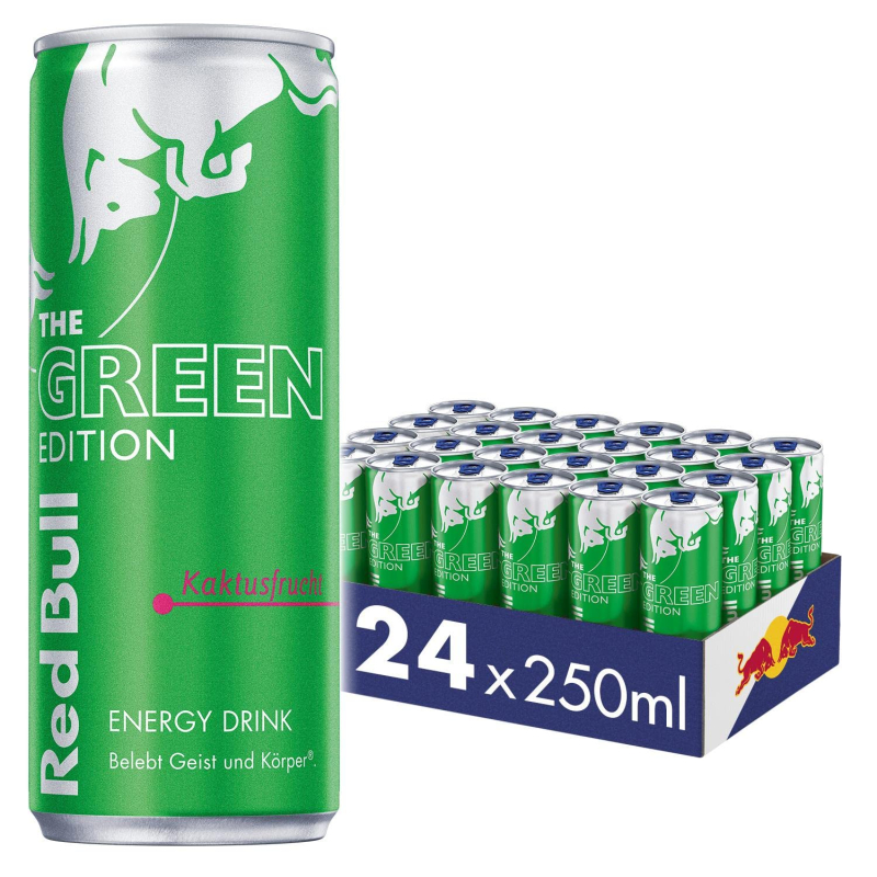 Red Bull Green Edition Kaktusfrucht 24 x 250 ml DPG