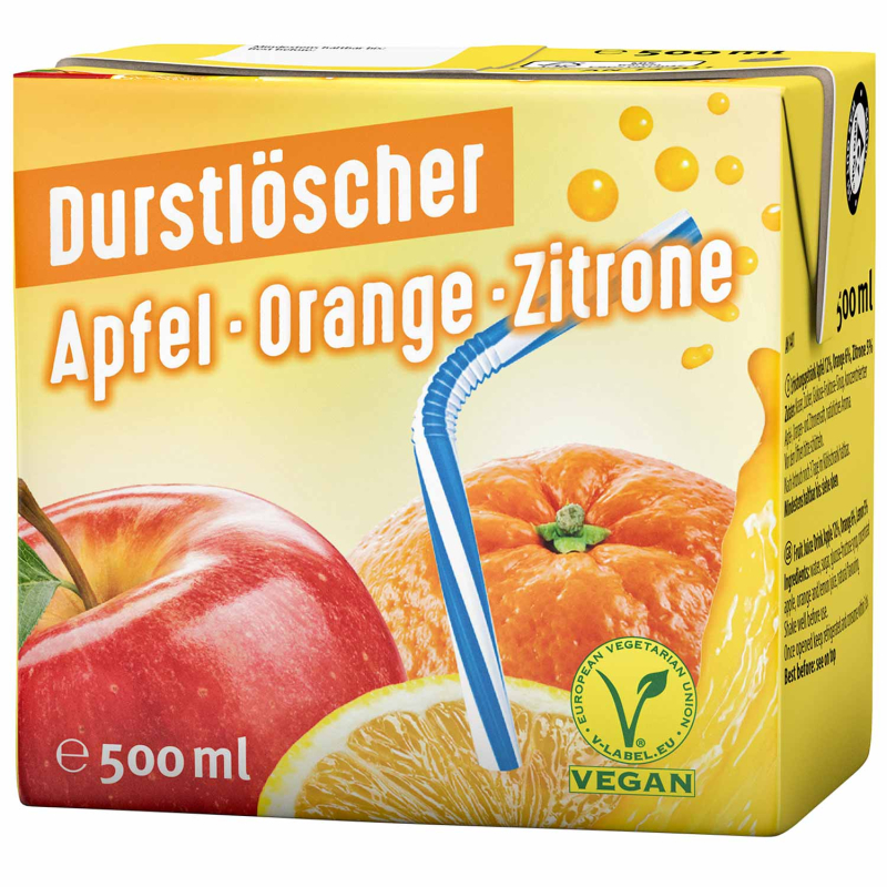 Durstlöscher Apfel-Orange-Zitrone 12 x 500 ml
