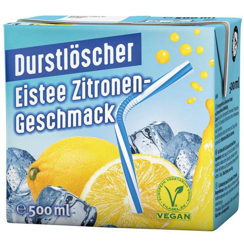 Durstlöscher Eistee Zitrone 12 x 500 ml