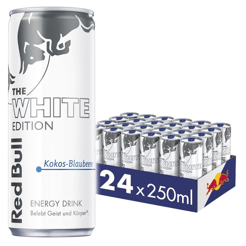 Red Bull White Edition Kokos Blaubeere 24 x 250 ml DPG