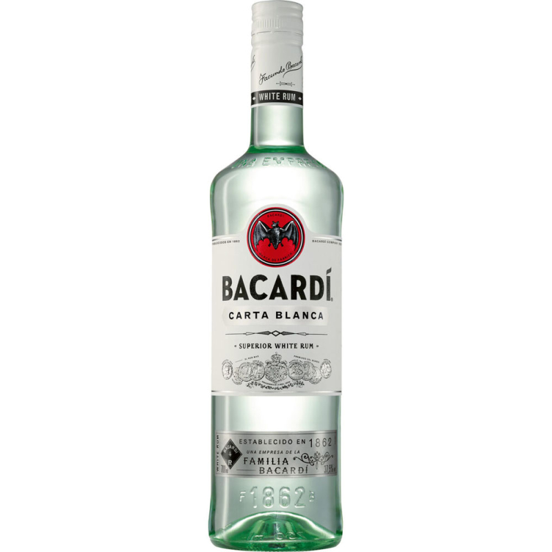 Bacardi Carta Blanca 37,5 % - 6 x 0,70 l Flaschen