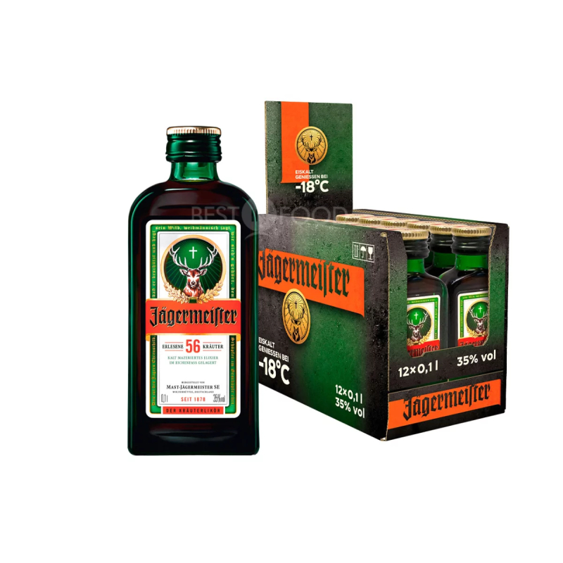Jägermeister 35 % - 12 x 0,10 l Flaschen
